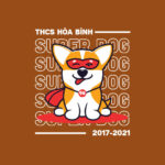 773. Logo áo lớp mặt sau BST The Dog - Panda Uniform