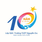 781. Logo kỷ niệm Họp lớp 10 năm - Panda Uniform