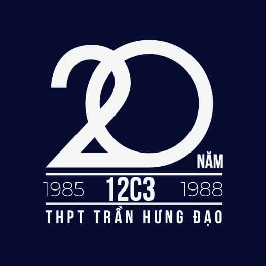 784. Logo kỷ niệm Họp lớp 20 năm - Panda Uniform