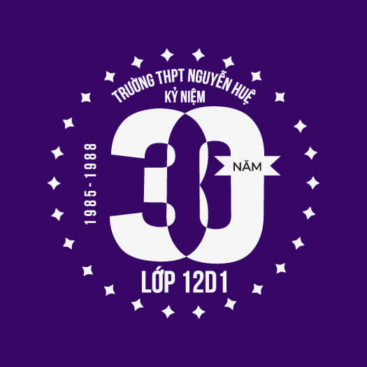 788. Logo kỷ niệm Họp lớp 30 năm - Panda Uniform