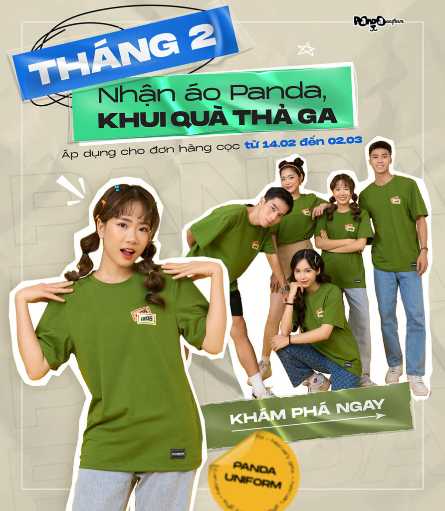 tháng 2 yêu thương - khẩn trương nhận quà khủng từ panda uniform