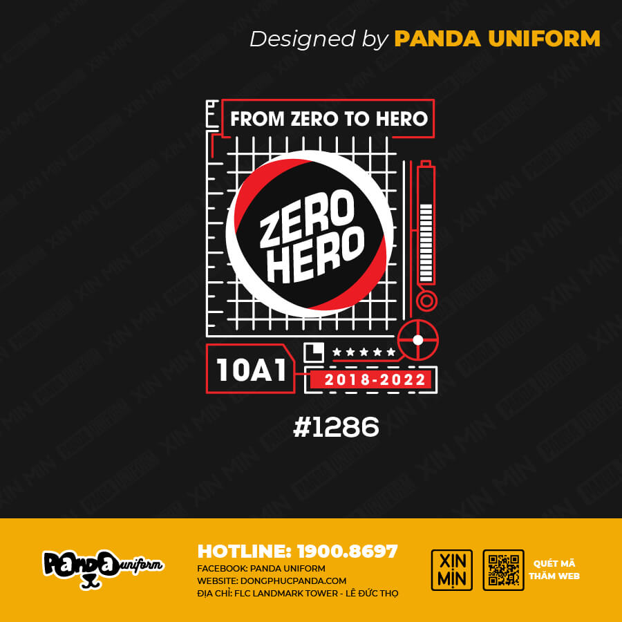 Logo lớp 10A1 FROM ZERO TO HERO