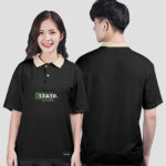 871. Áo lớp Polo Basic BST Logo 12A10 Màu Đen