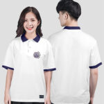 874. Áo lớp Polo Basic BST Logo 12A6 Màu Trắng