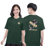 880. Áo lớp T-shirt Basic BST Media Màu Xanh nhiệt đới