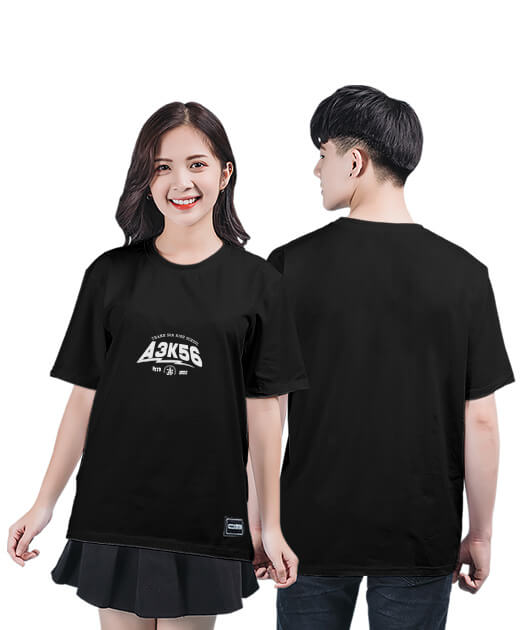 883. Áo lớp T-shirt Basic BST Logo A3 Màu Đen