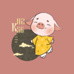 884. logo mặt trước áo lớp BST The Pig - Panda Uniform