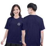 885. Áo lớp T-shirt Basic BST Logo A1 Màu Tím than