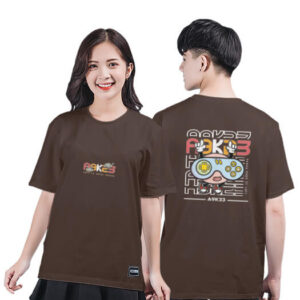 886. Áo lớp T-shirt Basic BST Media Màu Nâu