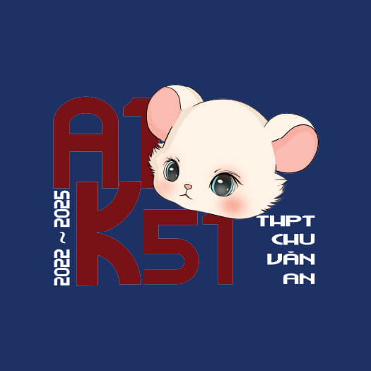 887. logo mặt trước áo lớp BST The Mouse - Panda Uniform