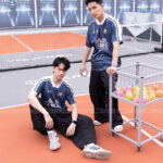 993 áo lớp t-shirt cổ v c°class xanh tím than