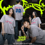 Tshirt Wash BST Wash Echo Ghi đá