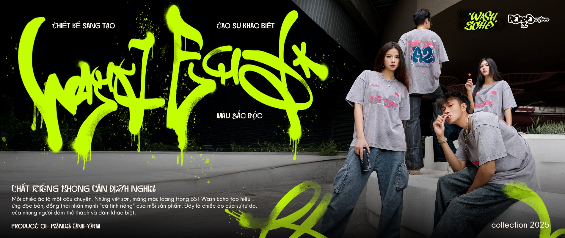 bst tshirt wash tại panda uniform